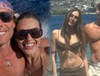 Dilan Çiçek Deniz ile Rafael Cemo Çetin'den kas şov