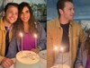 Tolga Sarıtaş'a eşinden romantik doğum günü kutlaması