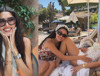 Hande Erçel, ablası Gamze Erçel ve ailesiyle tatilde