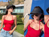 Fahriye Evcen'den tatil pozları