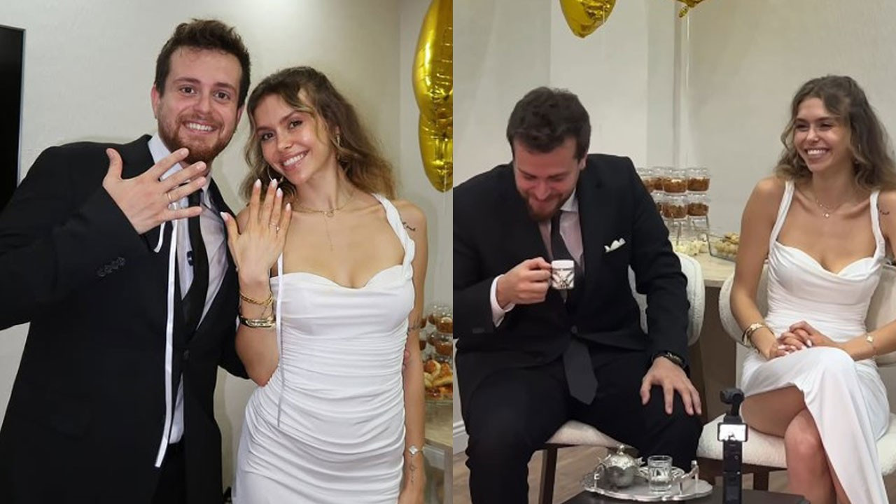 Alper Rende ve Betül Çakmak nişanlandı