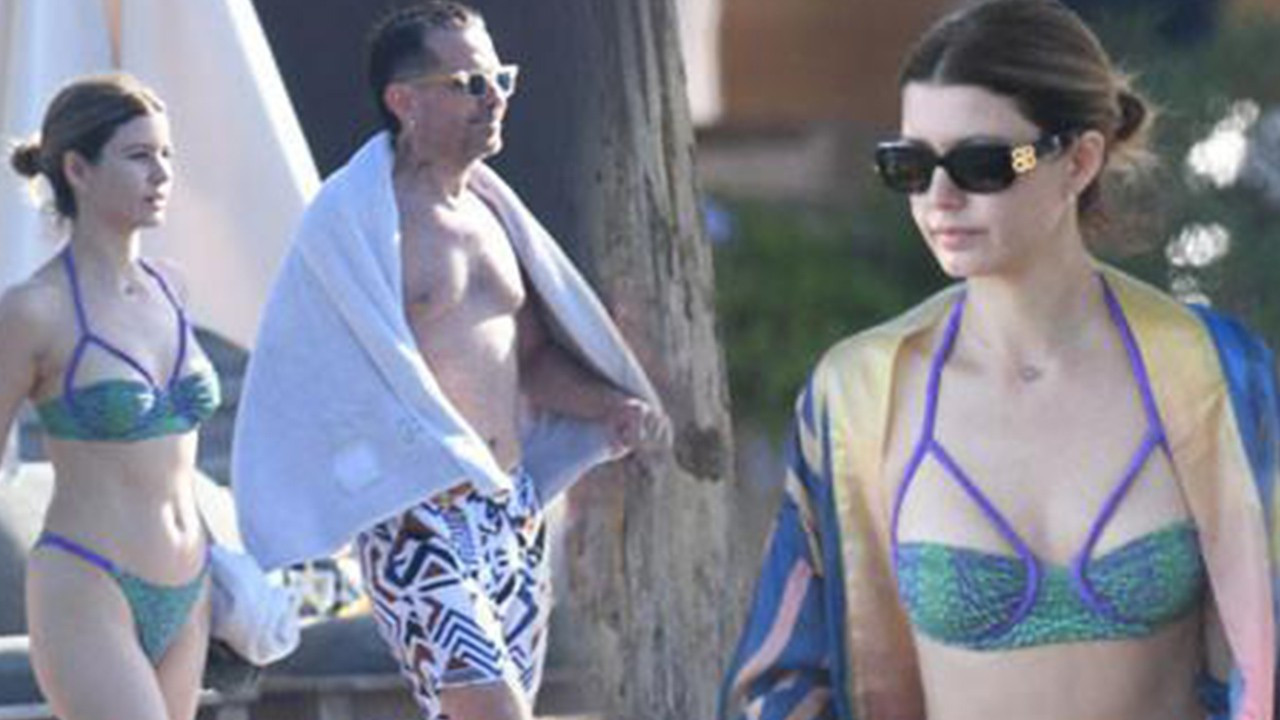 Beren Saat ve Kenan Doğulu'dan Bodrum görüntüleri geldi: Plaj stilleri mercek altında!