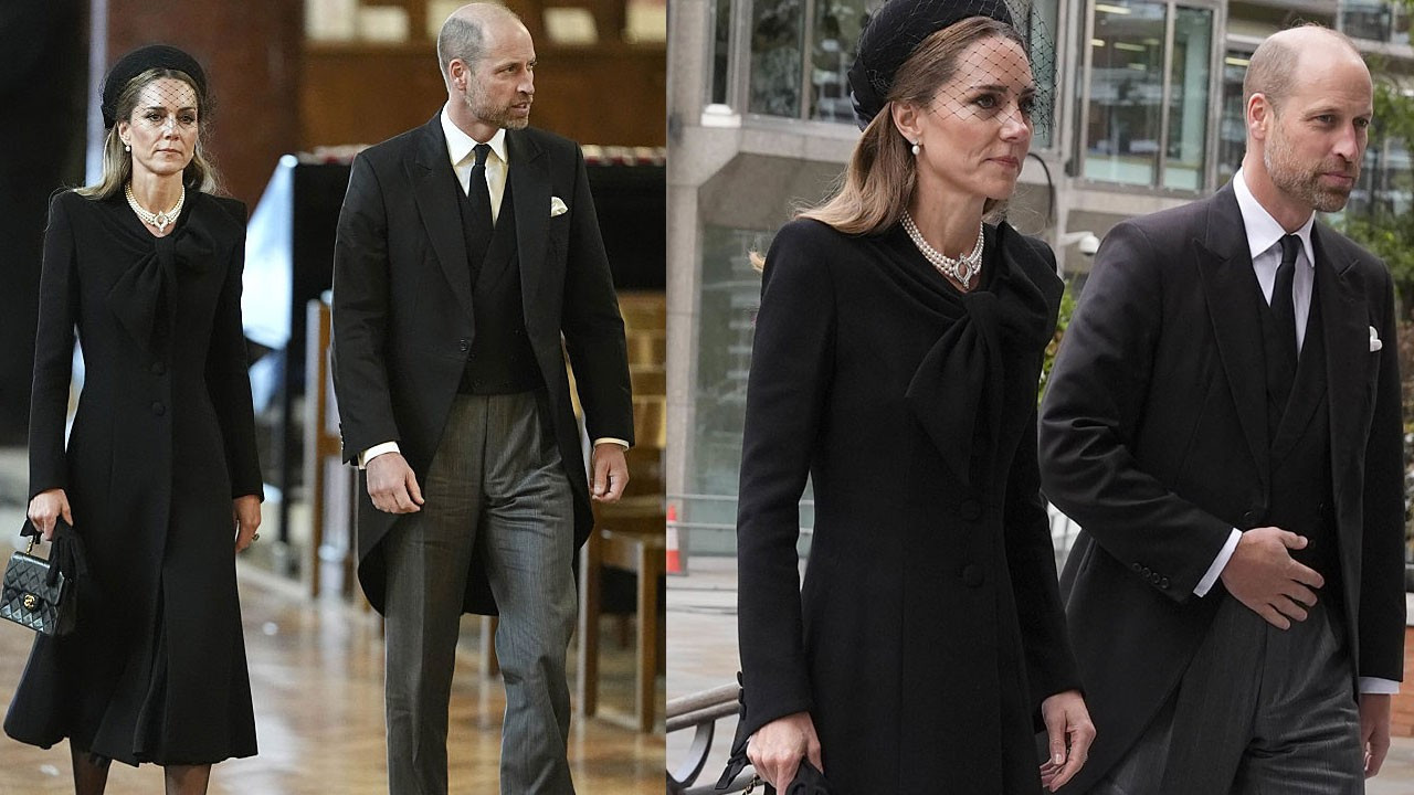 Kate Middleton ve Prens William, Kent Düşesi Katherine’in cenaze törenine katıldı