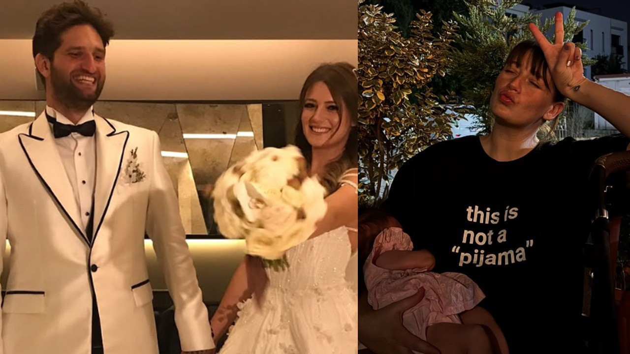 Gizem Karaca'dan 8'inci evlilik yıl dönümü kutlaması