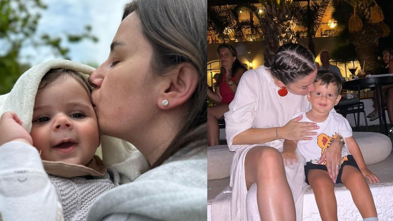 Merve Özbey'in oğlu Emir 3 yaşına girdi: İyi ki doğdun kalbim