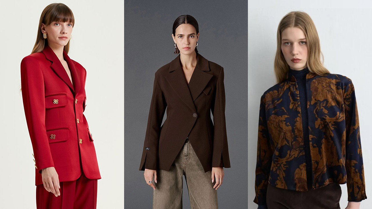 Sezonun trendi: Vurgulu omuzlar, vatkalı ceketler