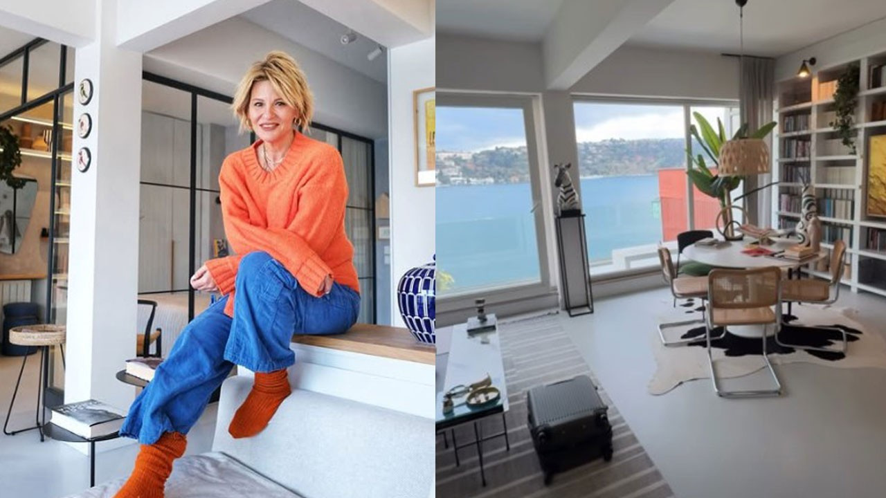 Ayşe Arman, Arnavutköy’deki deniz manzaralı evini paylaştı! Beğeni topladı