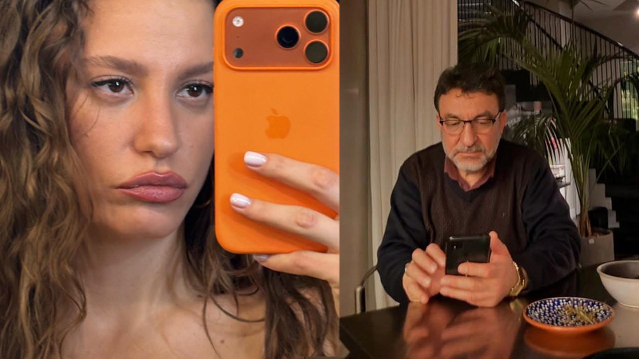 Serenay Sarıkaya, babasının fotoğrafını paylaştı