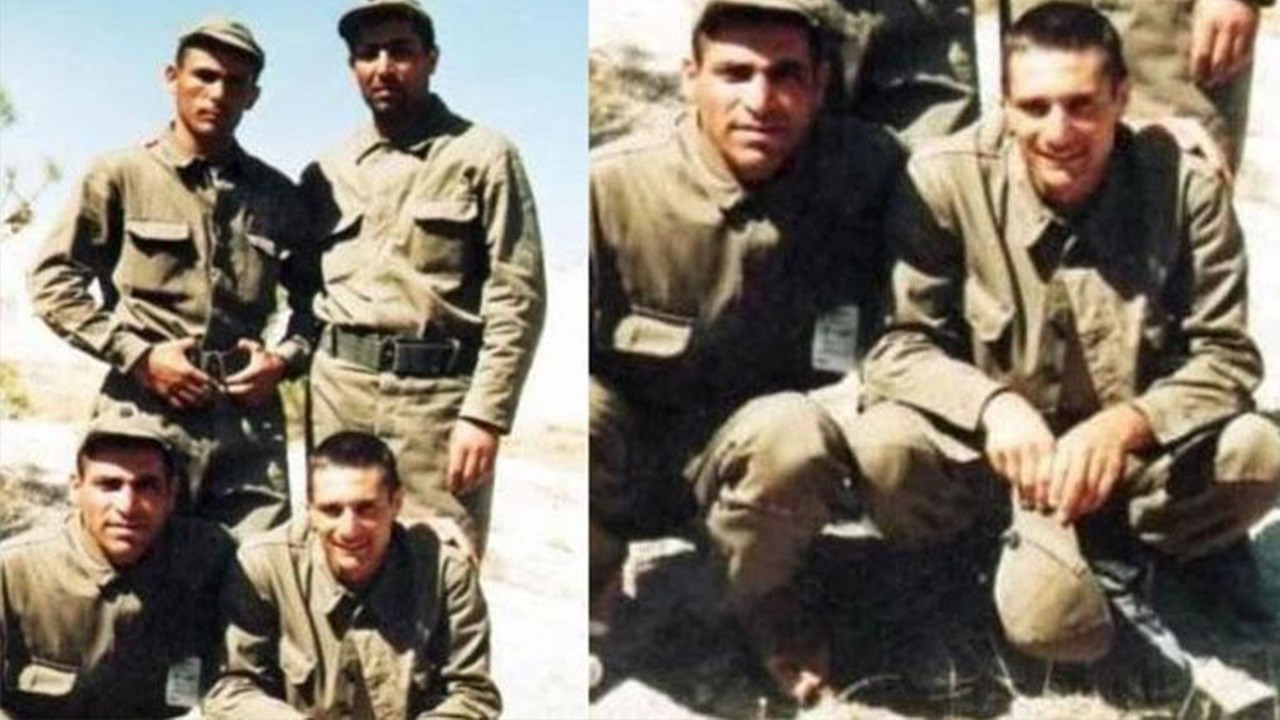 Mehmet Ali Erbil'den nostalji: 43 yıl önceki askerlik pozunu paylaştı