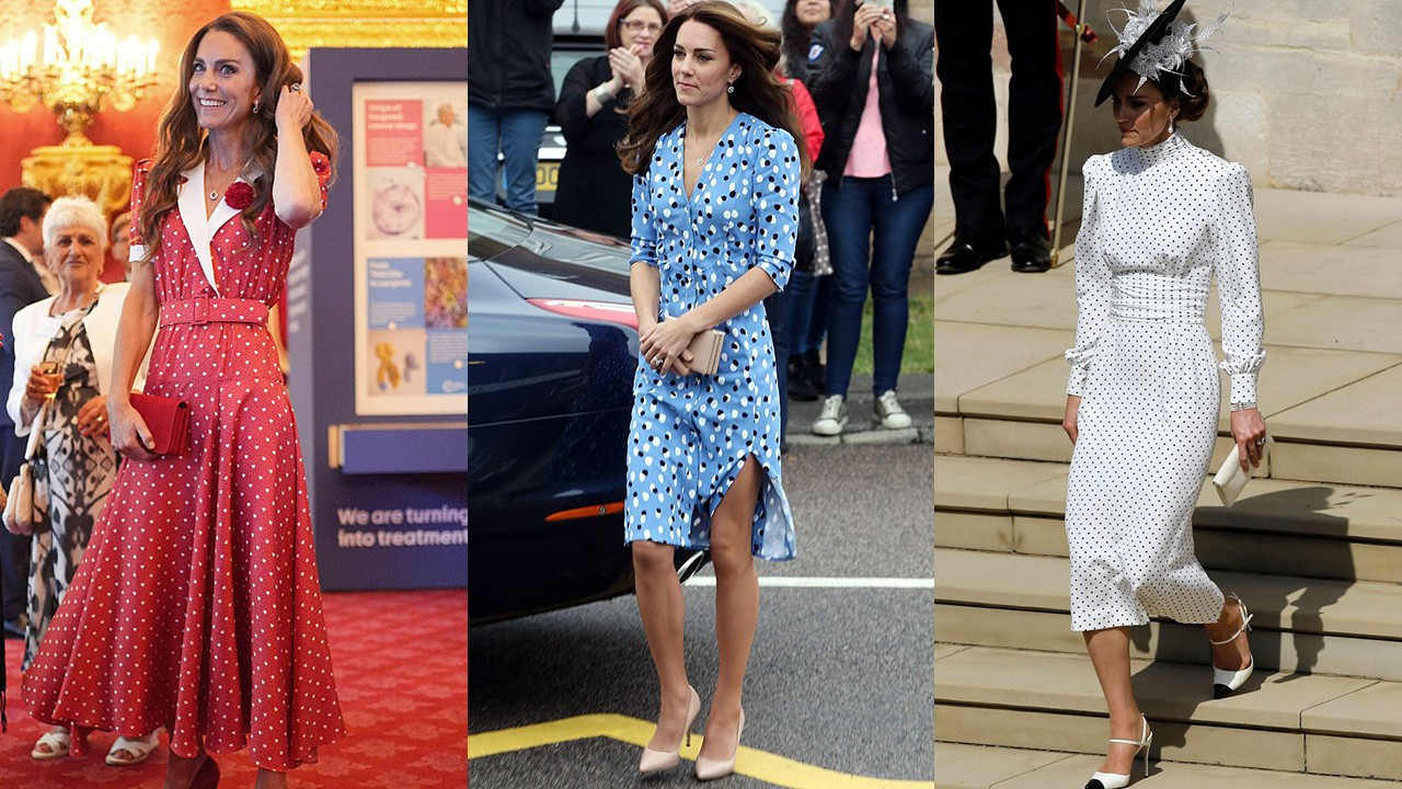 Zamansız bir stil mirası: Kate Middleton'ın puanti