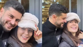 Berk Oktay ve Yıldız Çağrı Atiksoy'dan yeni aşk pozları