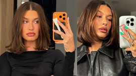 Hailey Bieber 'bob' saç kesimine geri döndü