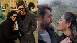 Furkan Andıç'tan Aybüke Pusat'a romantik kutlama