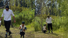 Kaan Urgancıoğlu’ndan oğluyla doğa keyfi