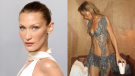 Bella Hadid kendi markası için kamera karşısında