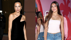 Adriana Lima'dan kızlarına tam destek