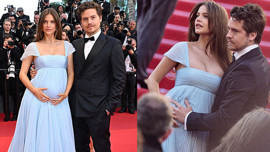 Barbara Palvin hamile! Cannes'a karnı burnunda katıldı