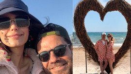 Kenan Doğulu ve Beren Saat'ten evlilik yıl dönümü kutlaması