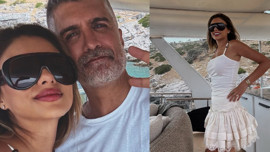 Özcan Deniz ve Samar Dadgar, tatilde aşk tazeledi