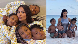 Kim Kardashian çocukları için 5 dadı tuttu