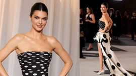 Kendall Jenner'dan zamansız şıklık: Puantiye deseninin büyüsü