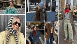 Bu kışın trend parçası: Üçgen atkılar