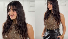 Hande Erçel, Paris Moda Haftası'nda Elie Saab defilesine katıldı