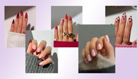 Sevgililer Günü randevusu için 24 romantik tırnak tasarımı