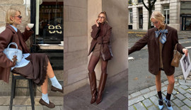 Kış gardıroplarının en trend rengi: Çikolata kahvesiyle kombinler