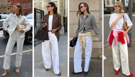 İlkbahar sezonu için 11 beyaz kot kombini