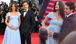 Barbara Palvin hamile! Cannes'a karnı burnunda katıldı