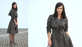 Pınar Deniz, Londra Moda Haftası Burberry 2027 defilesinde