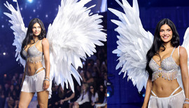 Kylie Jenner Victoria's Secret'a 50 milyon dolarlık bra ile çıktı