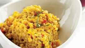 Tahinli buğday salatası
