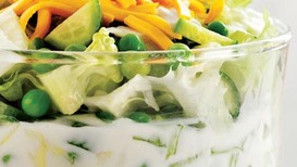 Bezelyeli salata