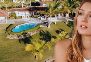 İzmir'e yerleşen Gizem Karaca'nın lüks villası fotoğraflar