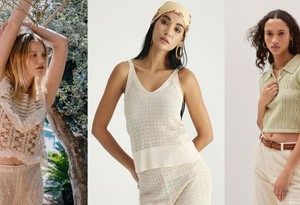 Yazın kullanmak isteyeceğiniz 12 delikli örgü triko modeli