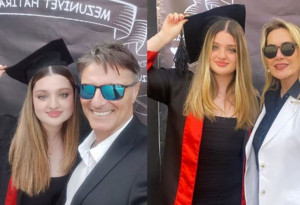 Hilal Özdemir ile Hazım Körmükçü'nün kızı mezun oldu