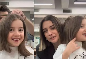 Buse Terim kızı saçını kestirdi: Annesinin ikizi gibi oldu!