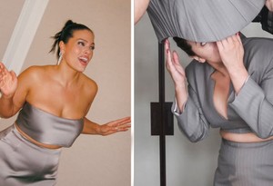Büyük beden mankeni Ashley Graham'ın MET Gala hazırlığı