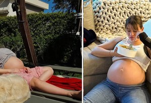 Gizem Karaca'dan karnı burnunda pozlar