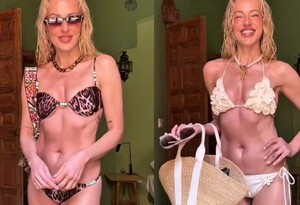 Burcu Esmersoy'un fit pozları dikkat çekti