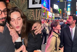 Alina Boz, eşiyle romantik New York pozlarını paylaştı