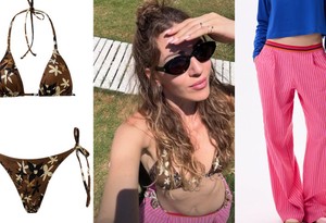 Sinem Kobal'ın deniz kombini: Full Look