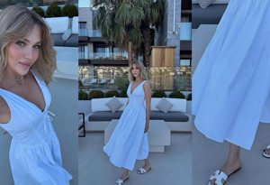 Yasemin Şefkatli'nin beyaz Bodrum stili mercek altında!