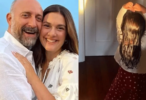 Bergüzar Korel, kızı Leyla'nın "Bana bebek yap" isteğini paylaştı
