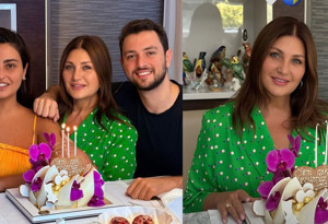 Sibel Can, 55. yaş gününü ailesiyle birlikte kutladı