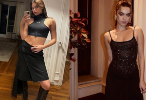 Afra Saraçoğlu'nun siyahlar içindeki yeni pozu beğeni topladı