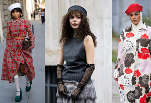 Moda haftalarının sokak stilinde öne çıkanı: Denizci şapkaları