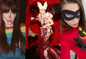 Ünlülerin birbirinden yaratıcı Cadılar Bayramı kostümleri